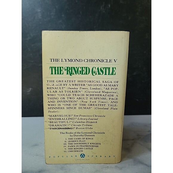 The Ringed Castle By Dorothy Dunnett Paperback - Picture 9 of 10